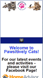 Mobile Screenshot of pawsitivelycats.org